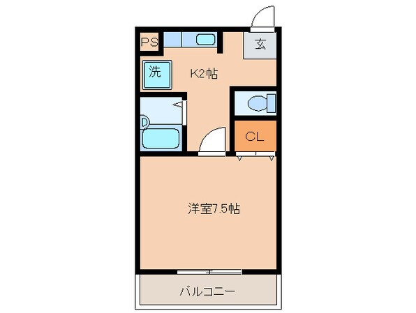 すみれビルの物件間取画像